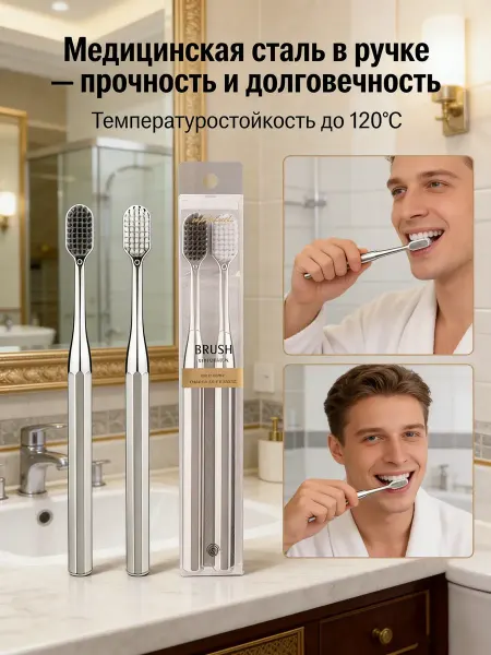 Xiaomi Щетка с мягкой головкой зубная удобная уход