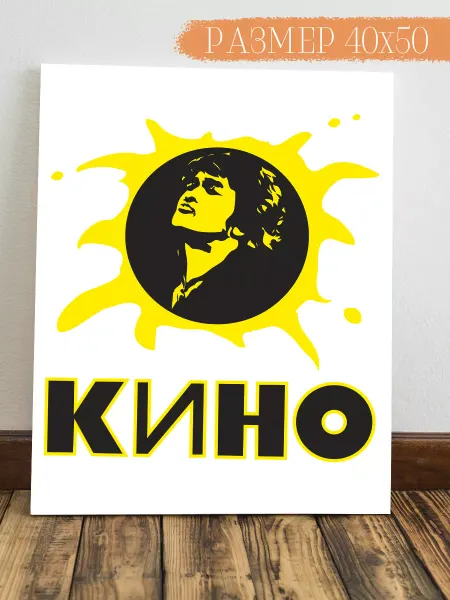 Интерьерная картина Аниме Картина на стену Виктор Цой