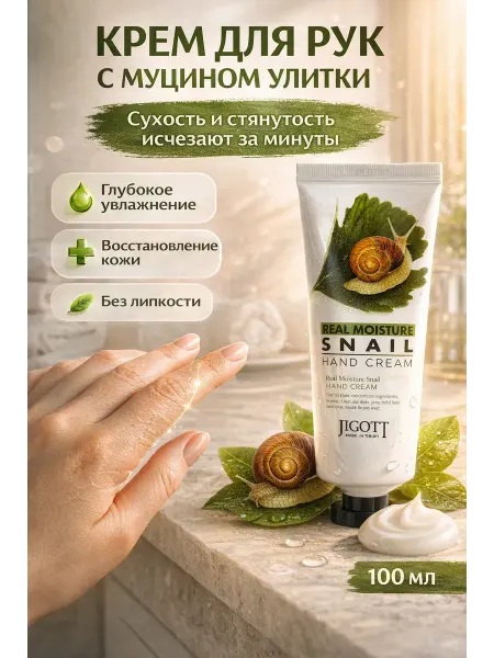 Бакуся3 Крем для рук с улиткой корея антивозрастной
