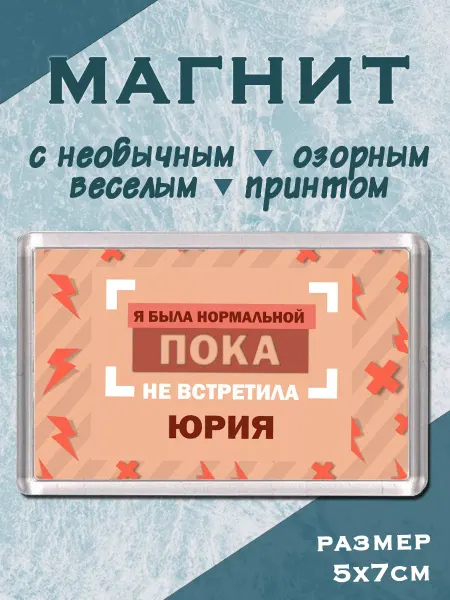 МАМКИН БИЗНЕСМЕН Магнит Я была нормальной пока не встретила Юрия