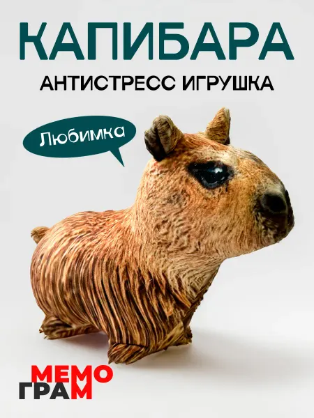 Мемограм Мягкая игрушка Капибара