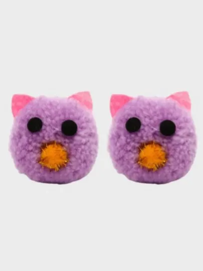 Игрушка для кошек "Мышка-погремушка", с колокольчиком, 2 шт