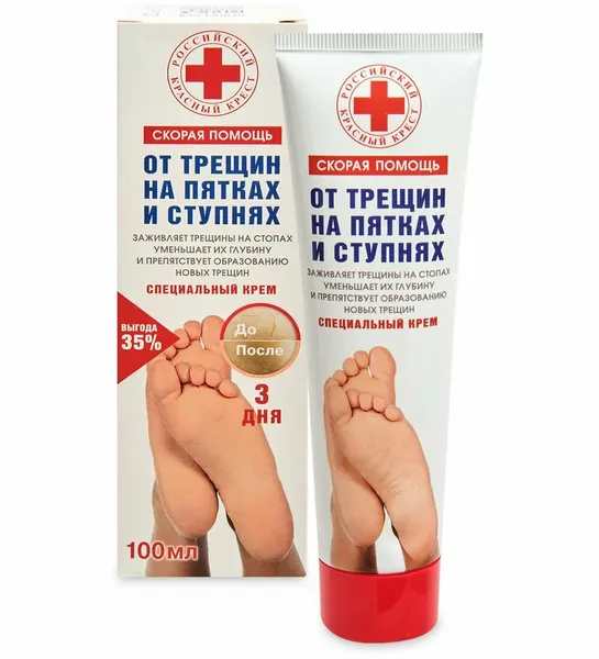 Скорая Помощь Крем для пяток от трещин
