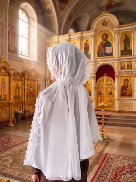 Эйскеди Платок в церковь для храма на крещение
