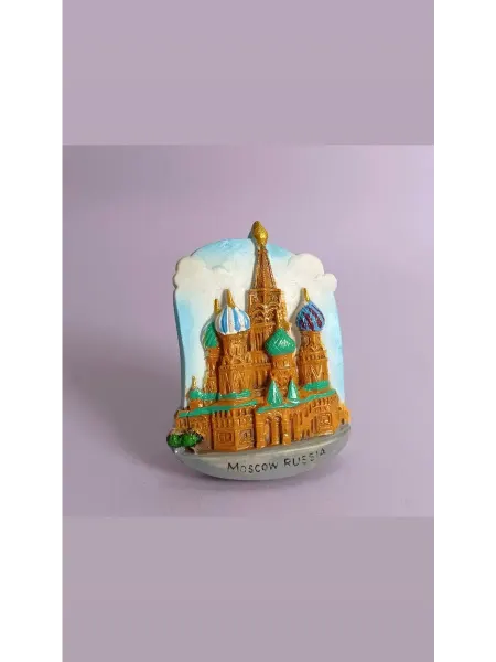 QP Store Магнит Москва объемный на холодильник, сувенир
