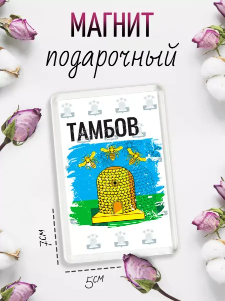 Филя Флаги Магнит на холодильник Флаг Тамбова