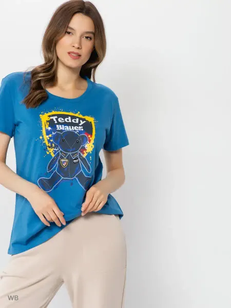 Blauer Футболка