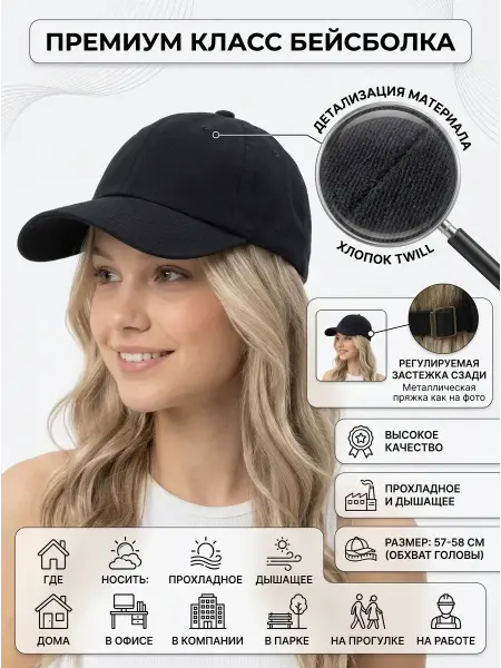 Phuc Store Бейсболка джинсовая