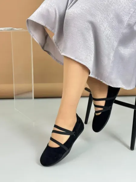 MIUMIU Балетки женские с ремешком