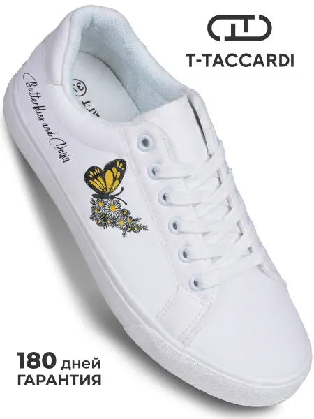 T.TACCARDI Кеды женские белые летние