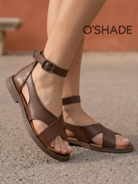 O`SHADE Босоножки коричневые женские