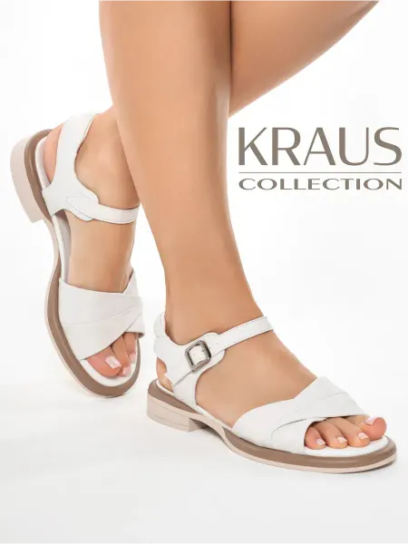 KRAUS Collection Босоножки женские белые
