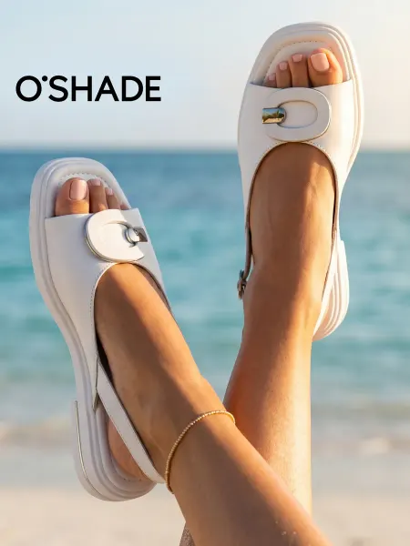 O`SHADE Белые босоножки женские летние