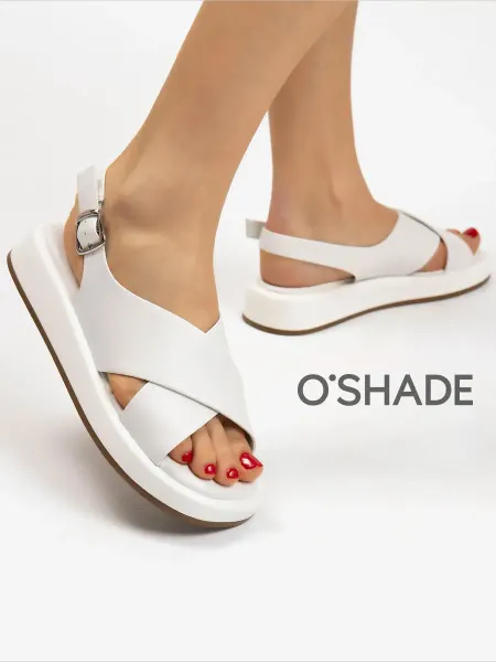 O`SHADE Босоножки белые женские летние