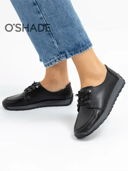 O`SHADE Мокасины черные женские
