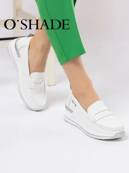 O`SHADE Мокасины женские кожаные