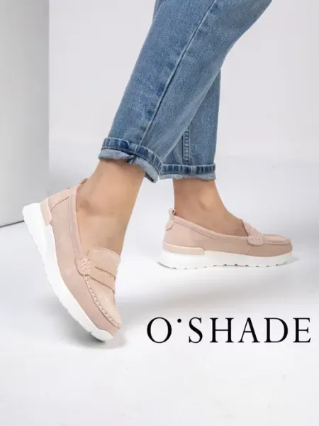 O`SHADE Мокасины женские замшевые