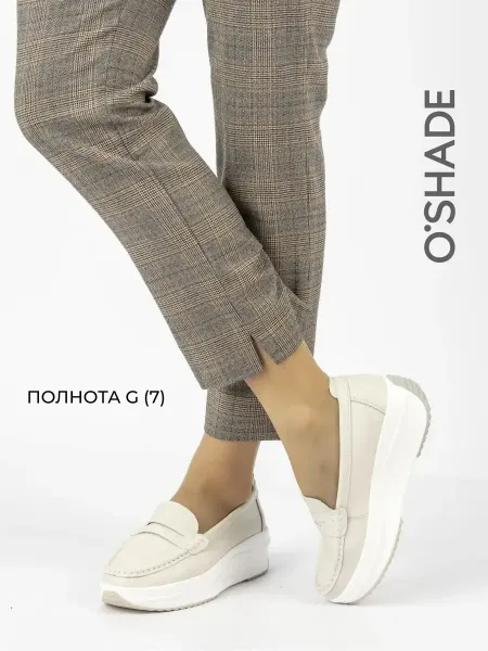 O`SHADE Мокасины женские кожаные