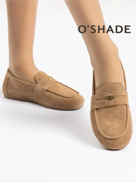O`SHADE Мокасины женские замшевые