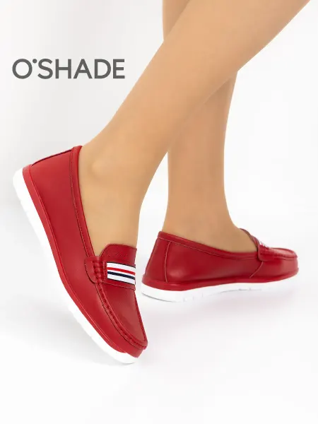 O`SHADE Мокасины женские красные