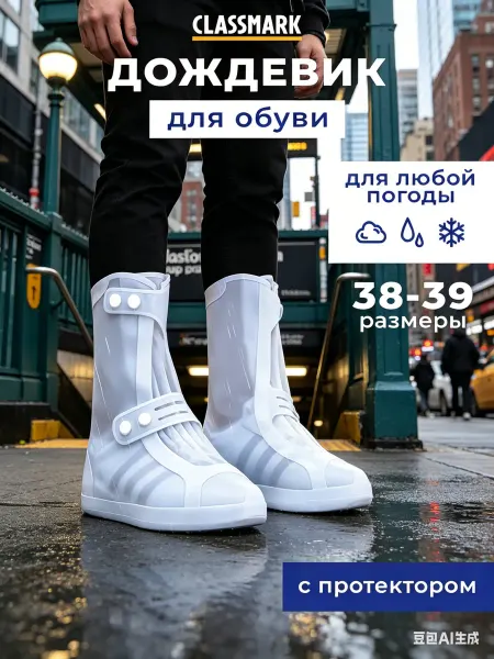 Xiaomi Дождевики для обуви белый