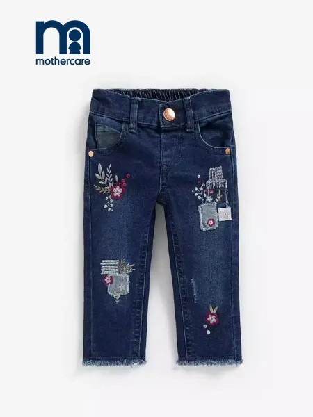 Mothercare Джинсы детские с вышивкой