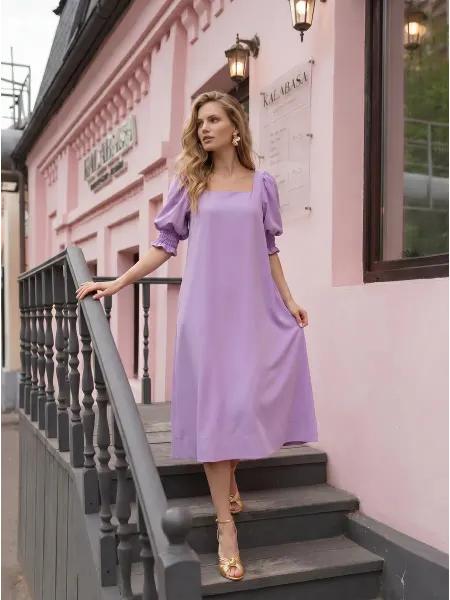 Платье нарядное оверсайз