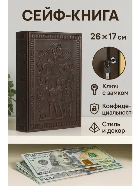 Сималенд Сейф-книга шкатулка для денег и украшений