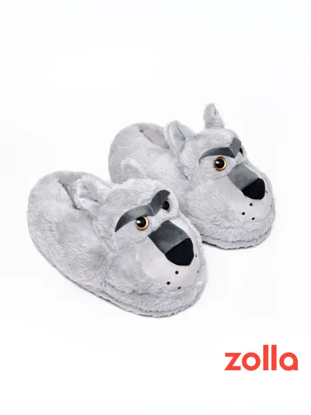 Zolla Мужские домашние тапочки-волки