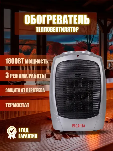 РЕСАНТА Тепловентилятор ТВК-1821МР
