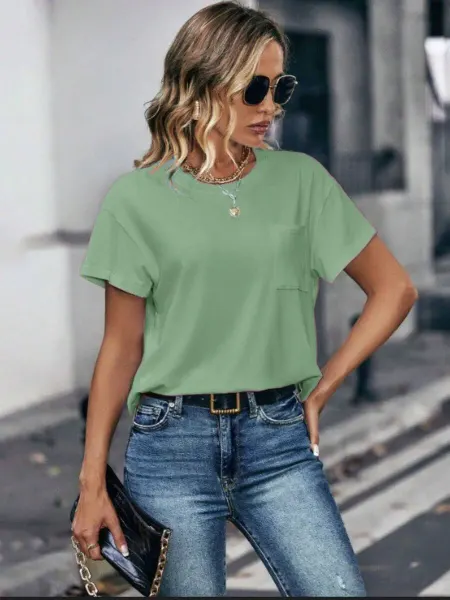 SHOP M.A Футболка женская с караман
