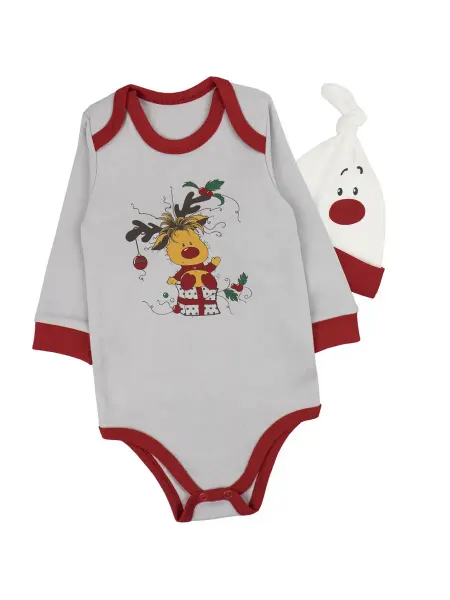KidsBee Боди новогодний для малышей