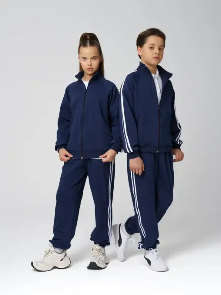 МАLINАKIDS Костюм спортивный школьный на молнии