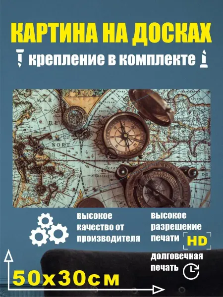 Карта Мира - Картина