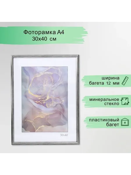 Стильная пластиковая фоторамка
