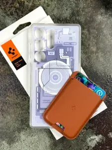 Чехол премиум SPIGEN для Galaxy S25 Ultra / Ударопрочный с MagSafe / Голубой_3