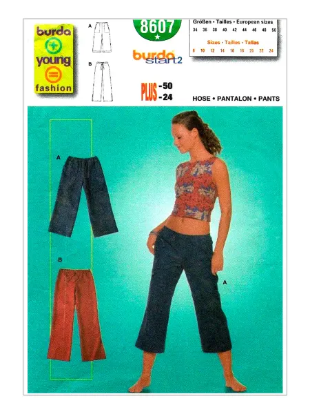 Burda Выкройка брюк