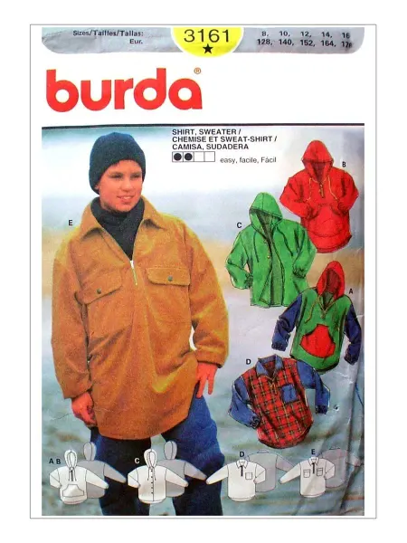Burda Выкройка Рубашка