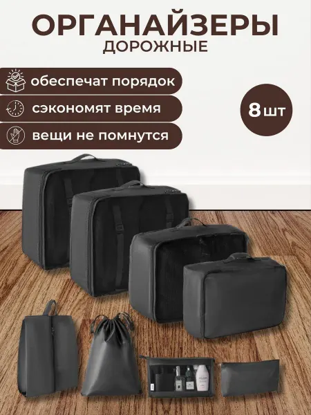 Органайзеры для чемодана и набор