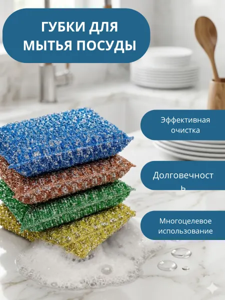 Салфетки-губки для посуды