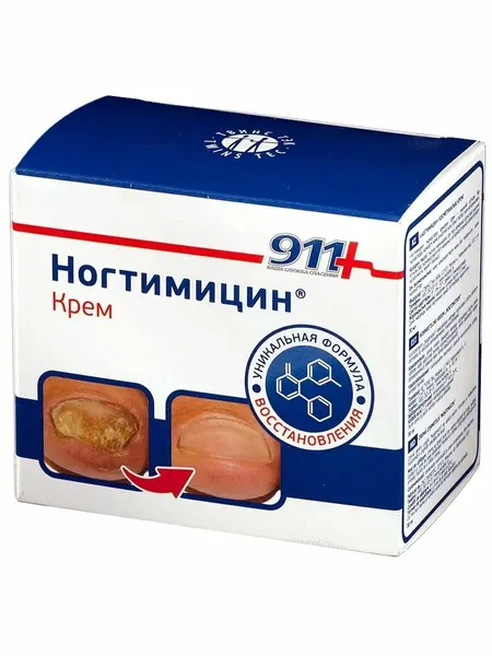 911 Ногтимицин крем 30мл
