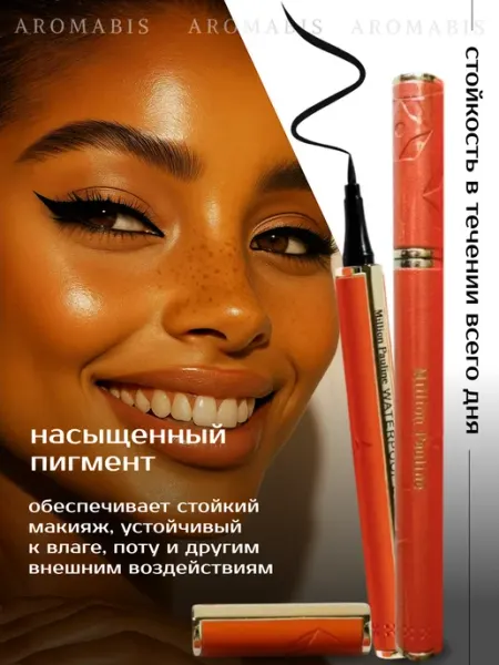Подводка для глаз черная