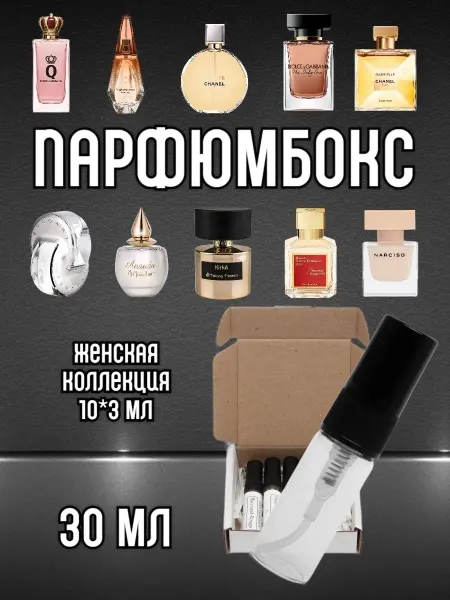 Набор пробников Набор парфюмерии женской 10 по 3 мл