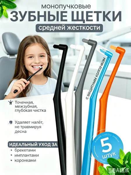 Xiaomi Набор Монопучковая щетка 5 шт