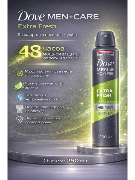 Дезодорант-спрей Extra Fresh 250 мл