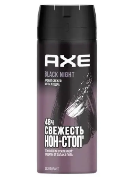 АКС Дезодорант мужской Black Night, 150 мл