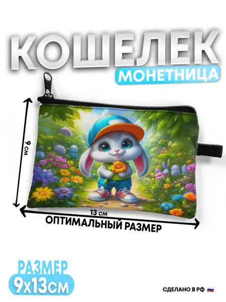 ВатМЭН Кошелек детский Зайчик