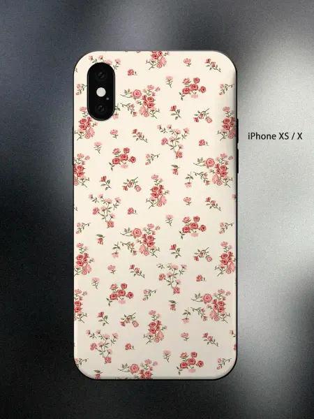 ABX-case Чехол на iPhone XS с цветочками