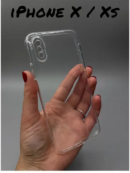 MobleZone Прозрачный чехол на iPhone X XS