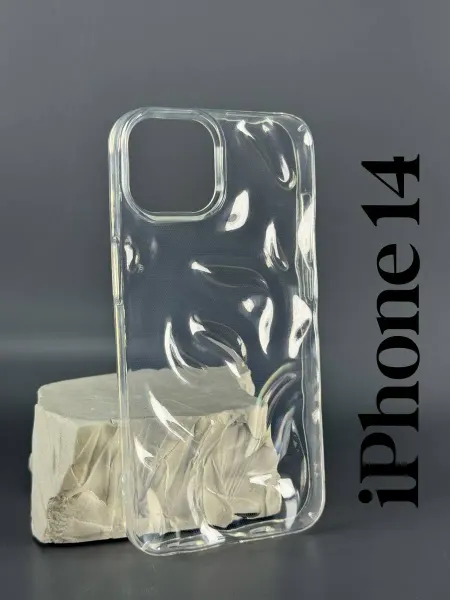 Чехол на iPhone 14, прозрачный